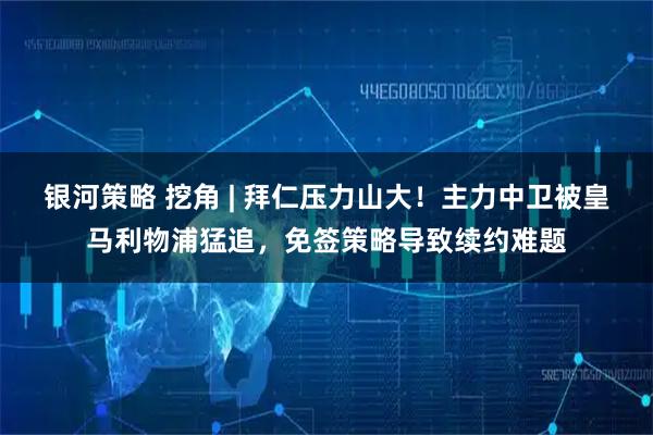 银河策略 挖角 | 拜仁压力山大！主力中卫被皇马利物浦猛追，免签策略导致续约难题
